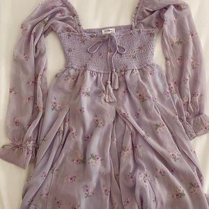 Silvie Puff Sleeve Mini Dress